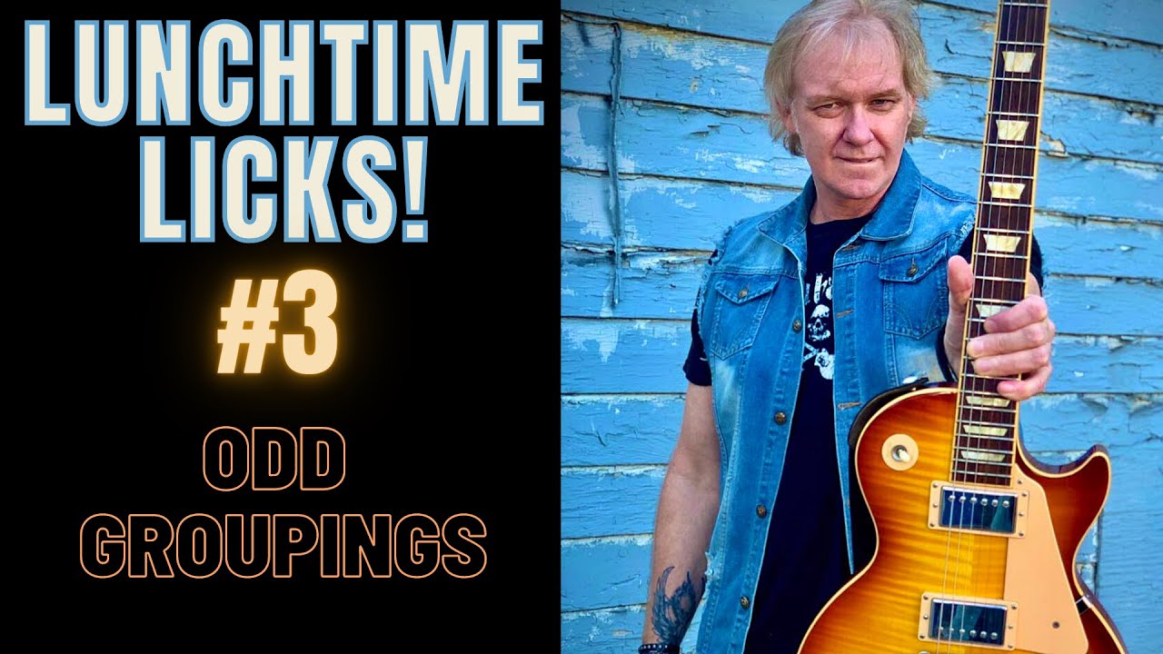 Jeff Marshall's LUNCHTIME LICKS #3 - Odd Groupings - Guitar Lesson
