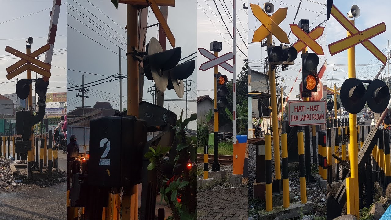 5 Perlintasan kereta api lumayan taman sidoarjo jawa timur indonesian railroad crossing just 4 fun