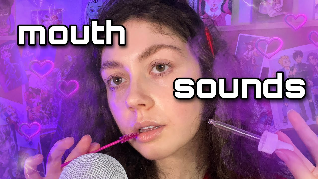 ASMR | Lots Of Nibbling Sounds, om nom noms! ( spoolie, pen, glass dropper, pencil, lollipop stick )
