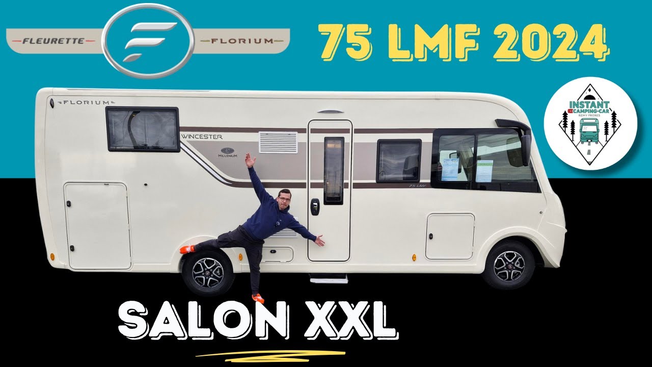 HOTEL roulant de LUXE ! Présentation du Florium 75 LMF 2024 avec BOITE AUTO *Instant Camping-Car*