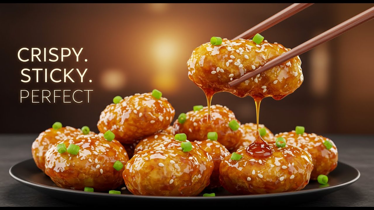 Crispy Honey Garlic Chicken Bites | Sweet, Sticky & Irresistible!