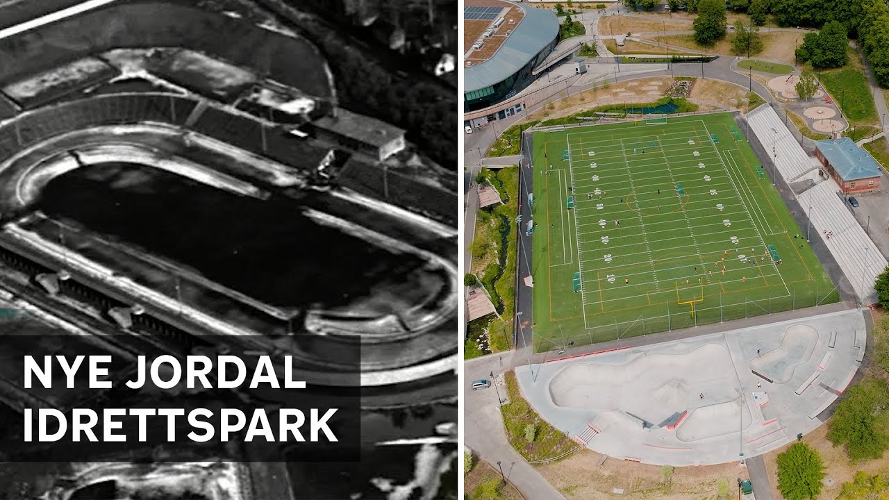 Ny skatepark og amerikansk fotballbane | Historiske Jordal idrettspark er rehabilitert