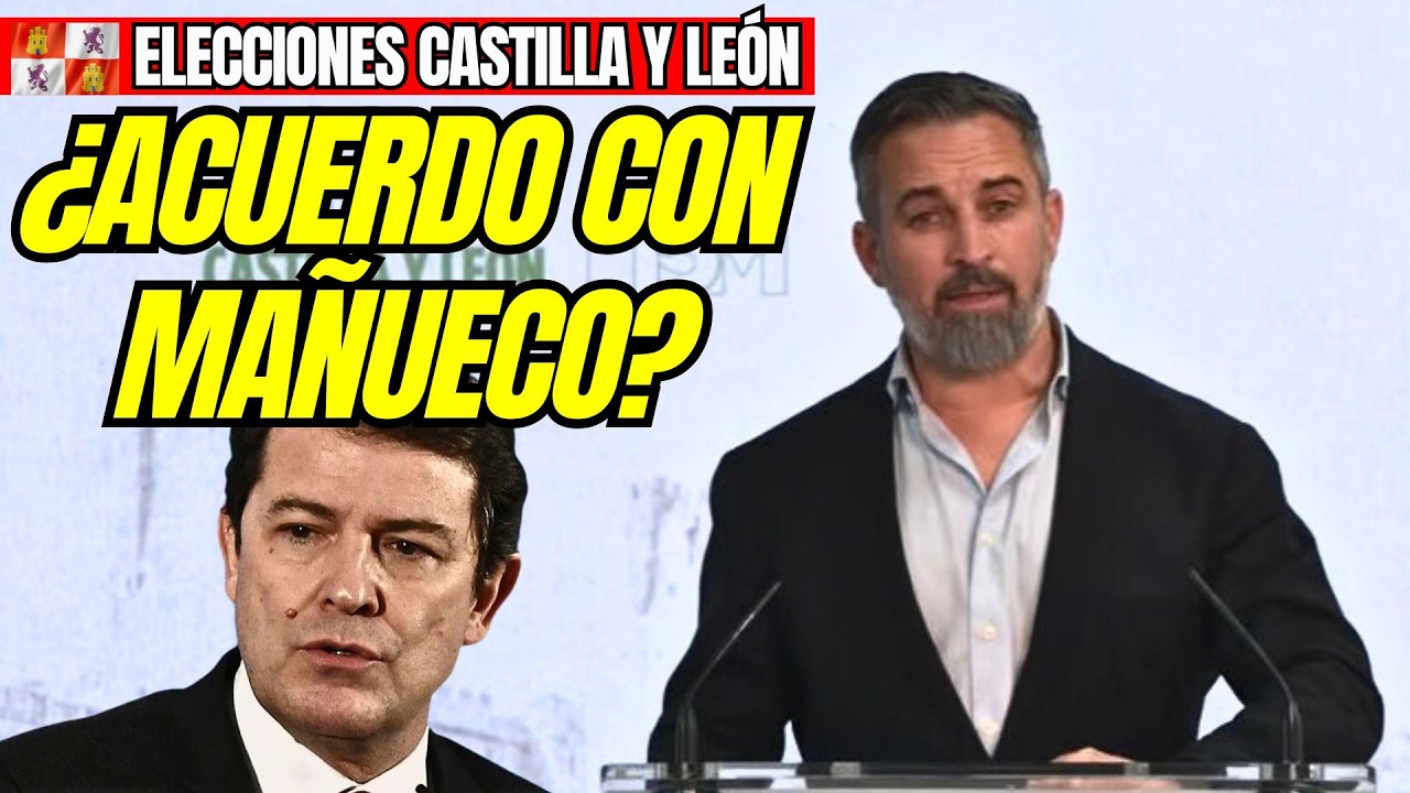 ABASCAL VALORA LOS BUENOS RESULTADOS DE VOX EN CASTILLA Y LEÓN Y AVISA A MAÑUECO