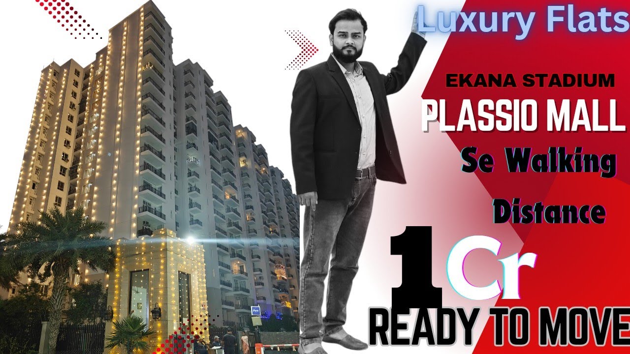 Luxury Apartment In Omaxe Waterscape| 3bhk  + Servant  For Sale | Ready to move| Gomti nagar lucknow