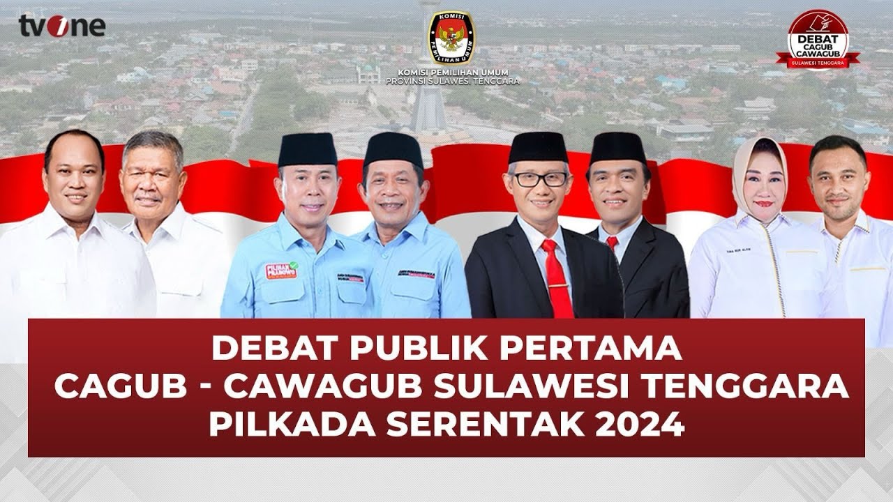 [LIVE] Debat Perdana Cagub-Cawagub Sulawesi Tenggara | tvOne