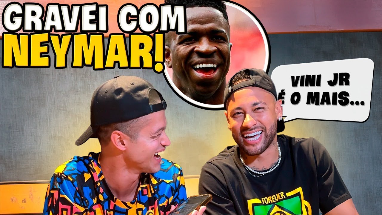 O DIA QUE EU REALIZEI O SONHO DE GRAVAR COM O NEYMAR!