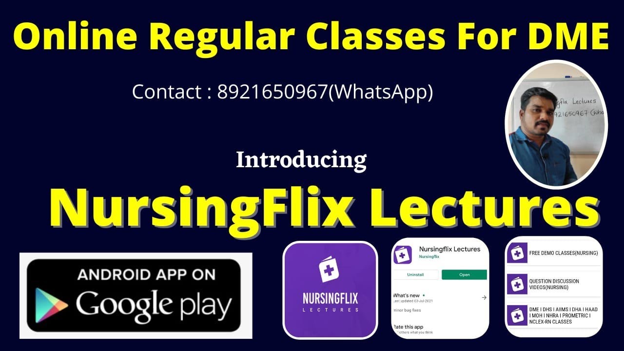 Introduction to Nursingflix Lectures Application