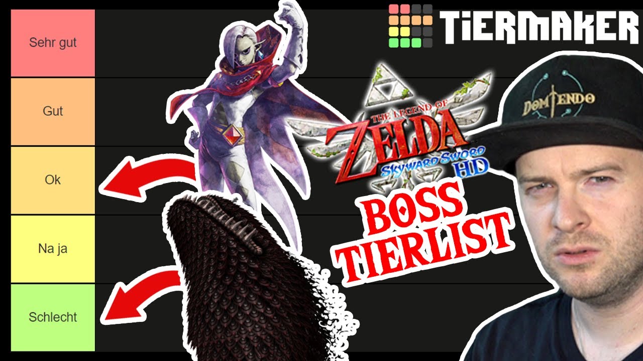Ich BEWERTE BOSSE in THE LEGEND OF ZELDA SKYWARD SWORD | Domtendo TIERLIST