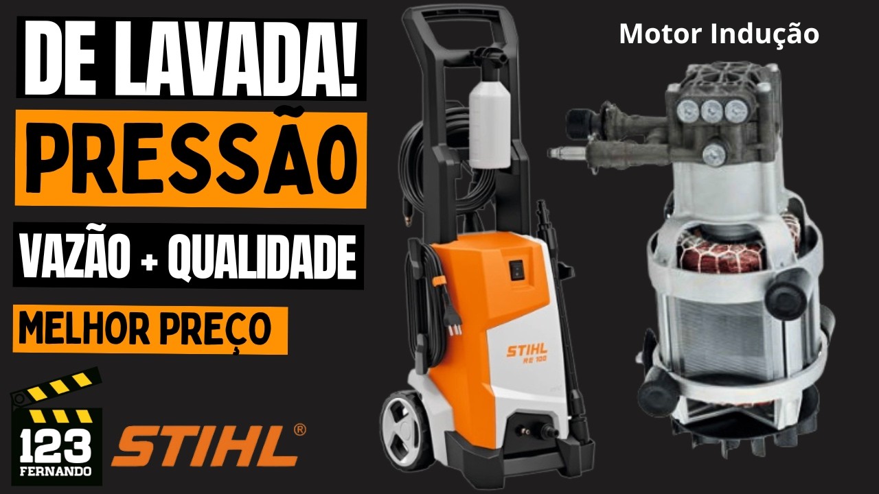 LANÇAMENTO LAVADORA DE ALTA PRESSÃO STIHL RE 100 E CUIDADOS PREVENTIVOS