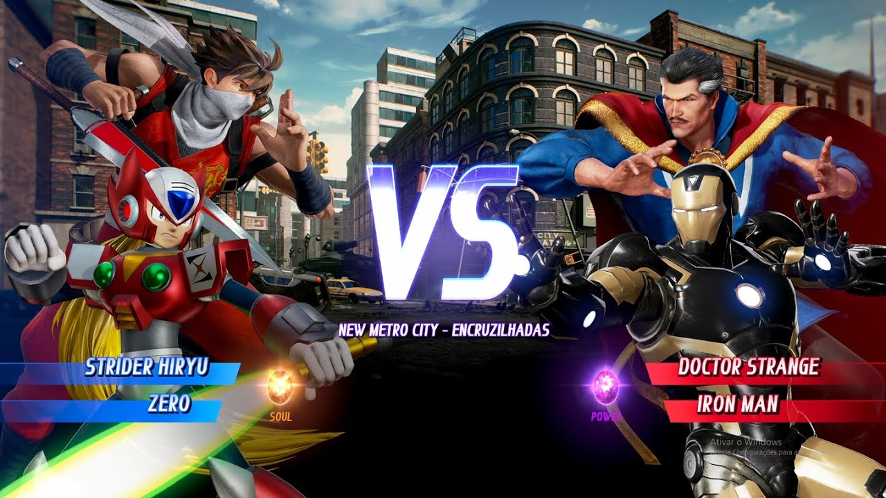Strider Hiryu and Zero VS Doctor Strange and Iron Man - Marvel vs. Capcom: Infinite 2025