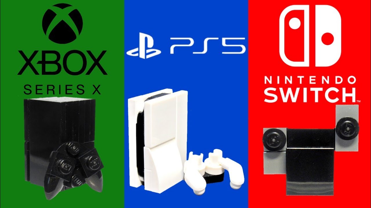 Lego Console Wars - Xbox Series X VS PS5 VS Nintendo Switch | MOC Tutorial