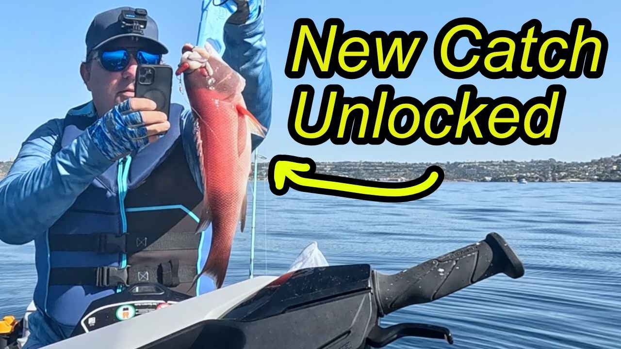 Catching REAL fish on a SeaDoo Fish Pro (new fish unlocked)
