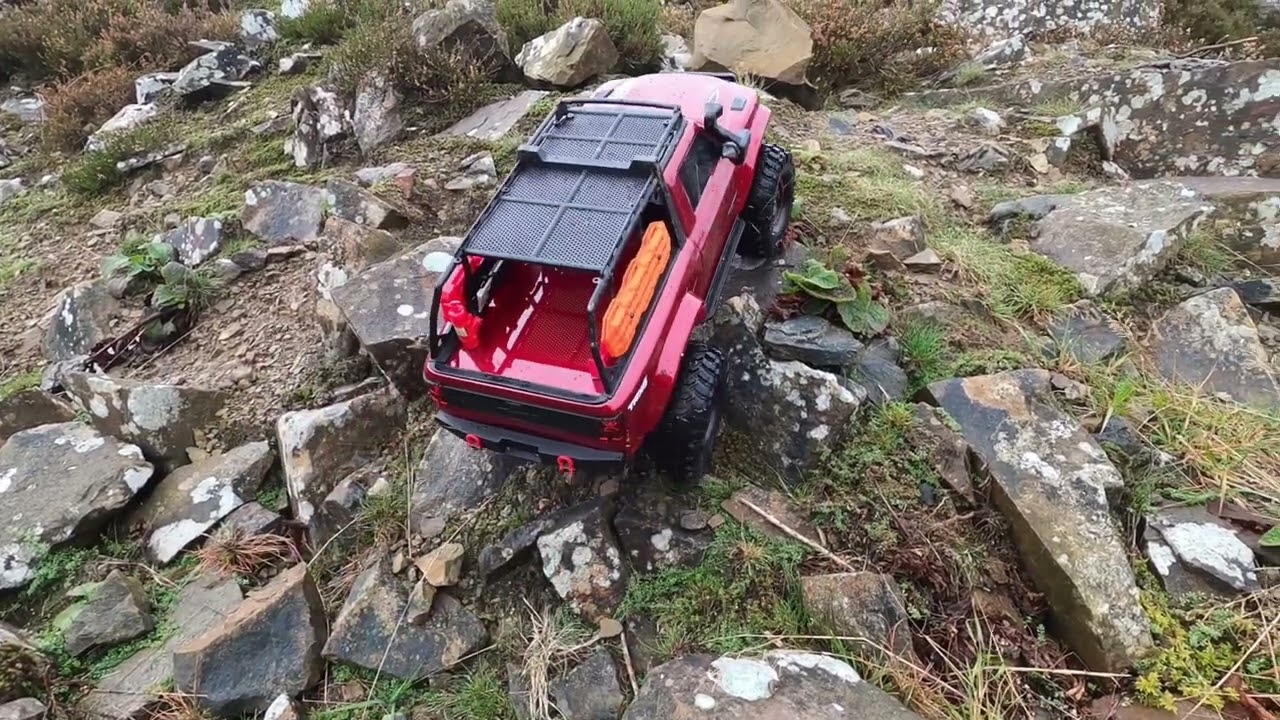 Traxxas trx4 sport high trail crawling Troy quarry part 3