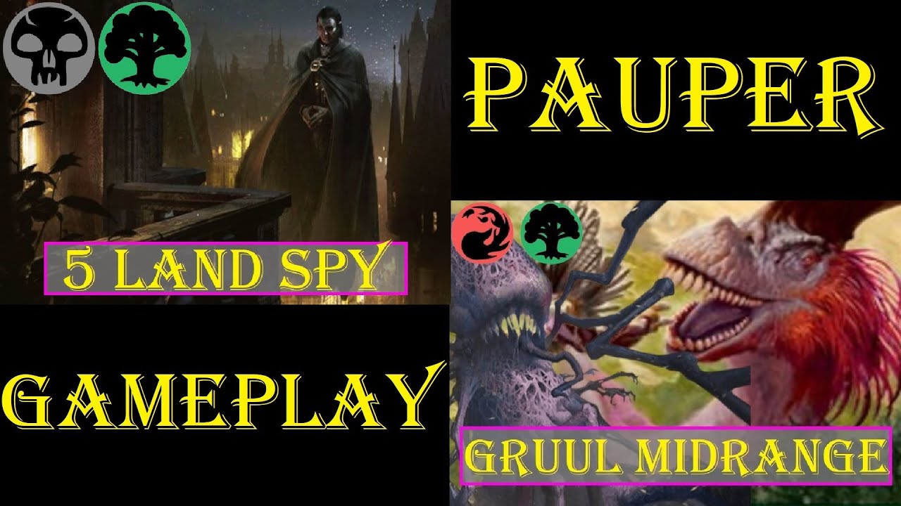5 Land Spy Vs Gruul Ramp [PAUPER] | Gameplay Ao Vivo #mtgpaupergameplay #mtgpauper