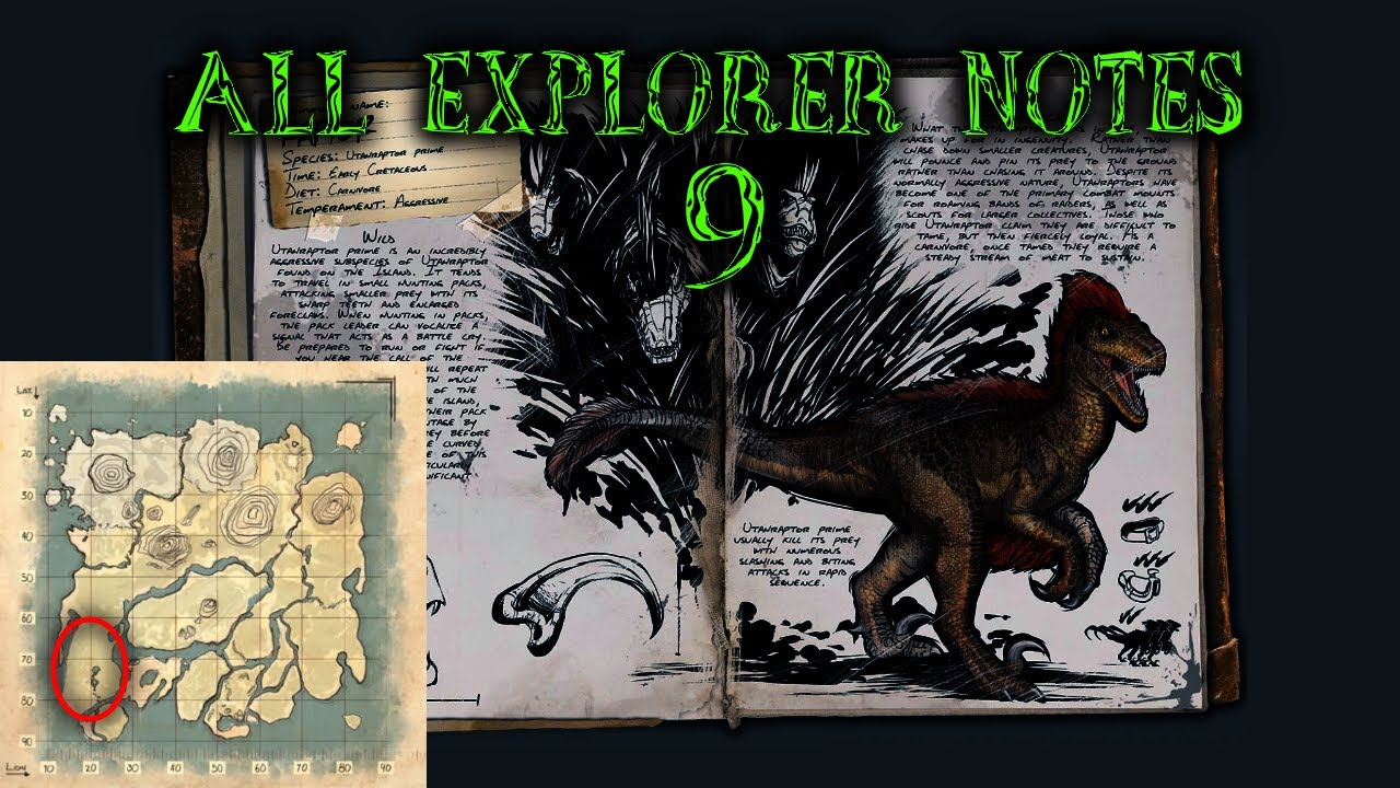 How To Find All Explorer Notes On The Island! | Ark: Survival Evolved | Part 9