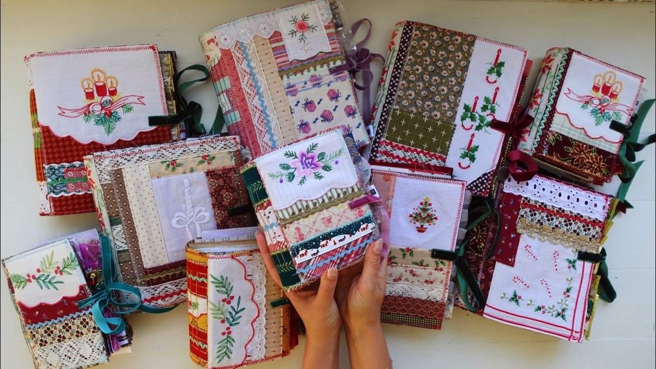 ✿ Christmas junk journals | softcover felt journals ✿