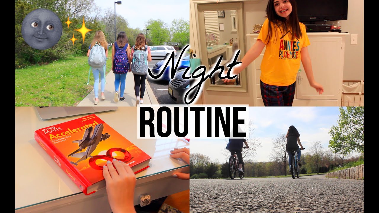 My School Night Routine 2016!