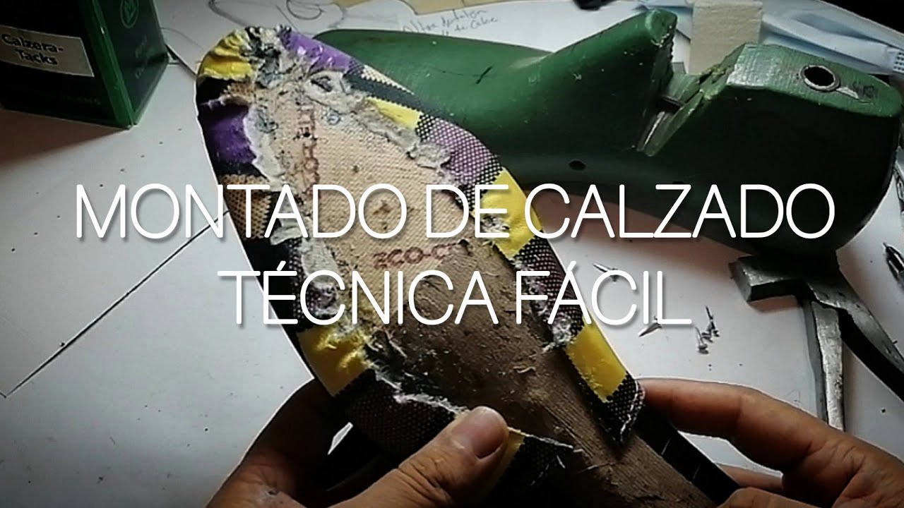 MONTADO DE CALZADO sobre horma / Técnica fácil y a mano