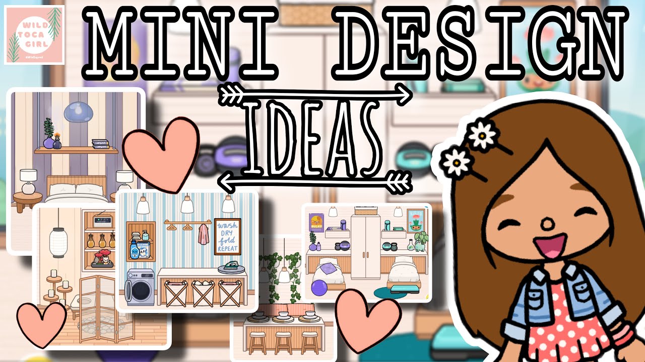 MINI DESIGN IDEAS 💡💗 TOCA LIFE WORLD 🌎