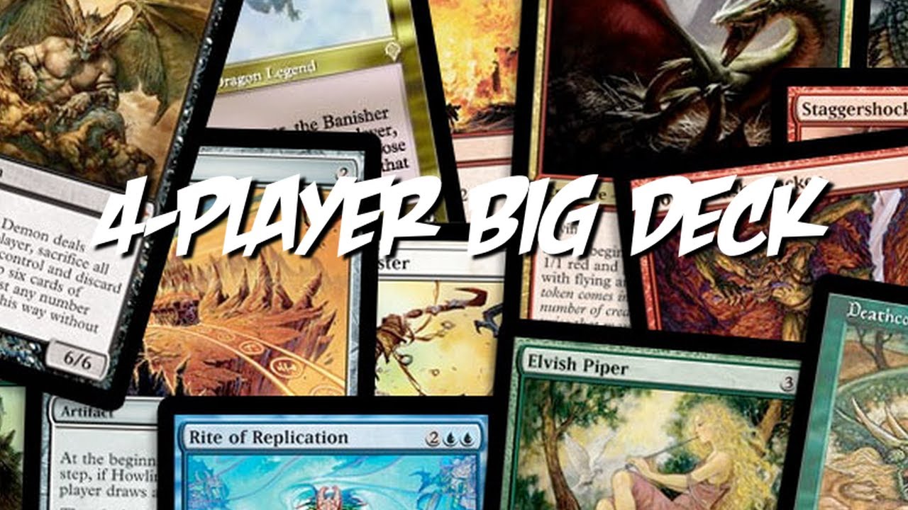 MTG 4-Player Big Deck; Magic Gameplays by Clonehead
