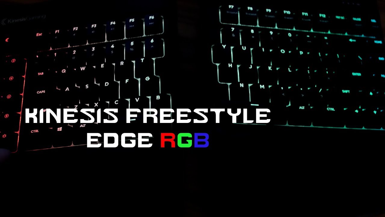 Kinesis FreeStyle Edge now with RGB!