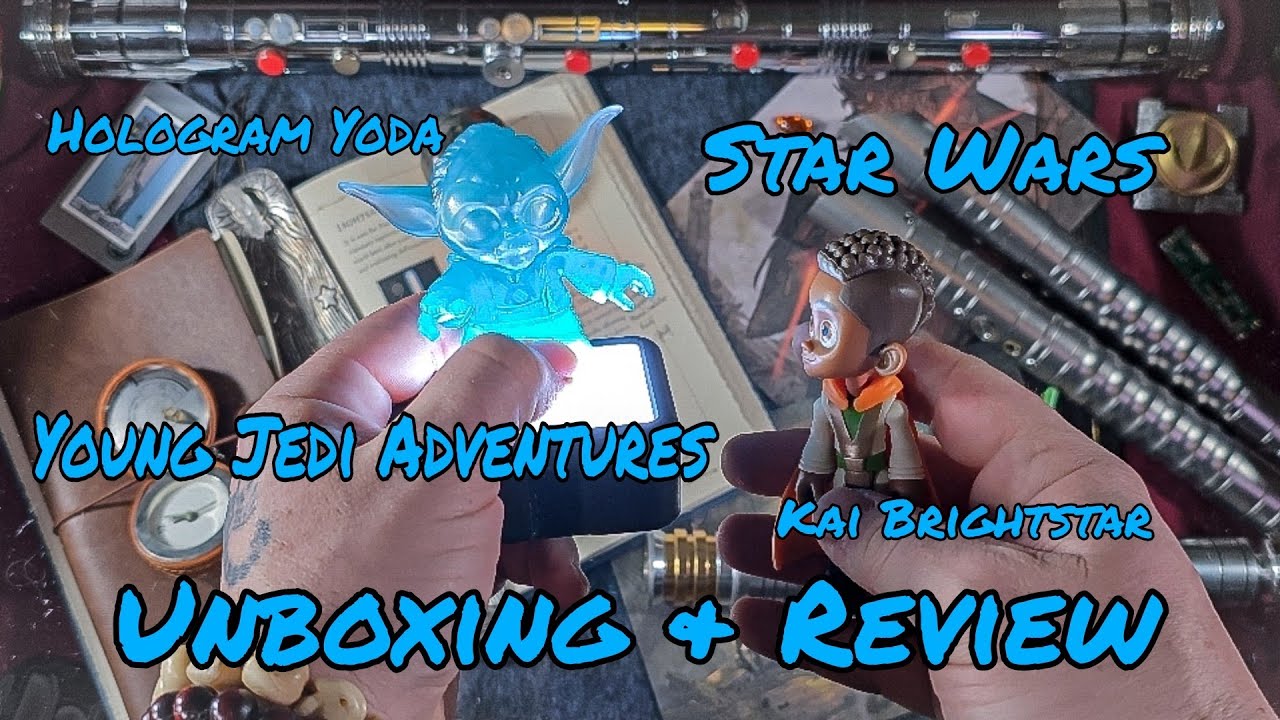 Star Wars Young Jedi Adventures Kai Brightstar & Hologram Yoda | Unboxing & Review