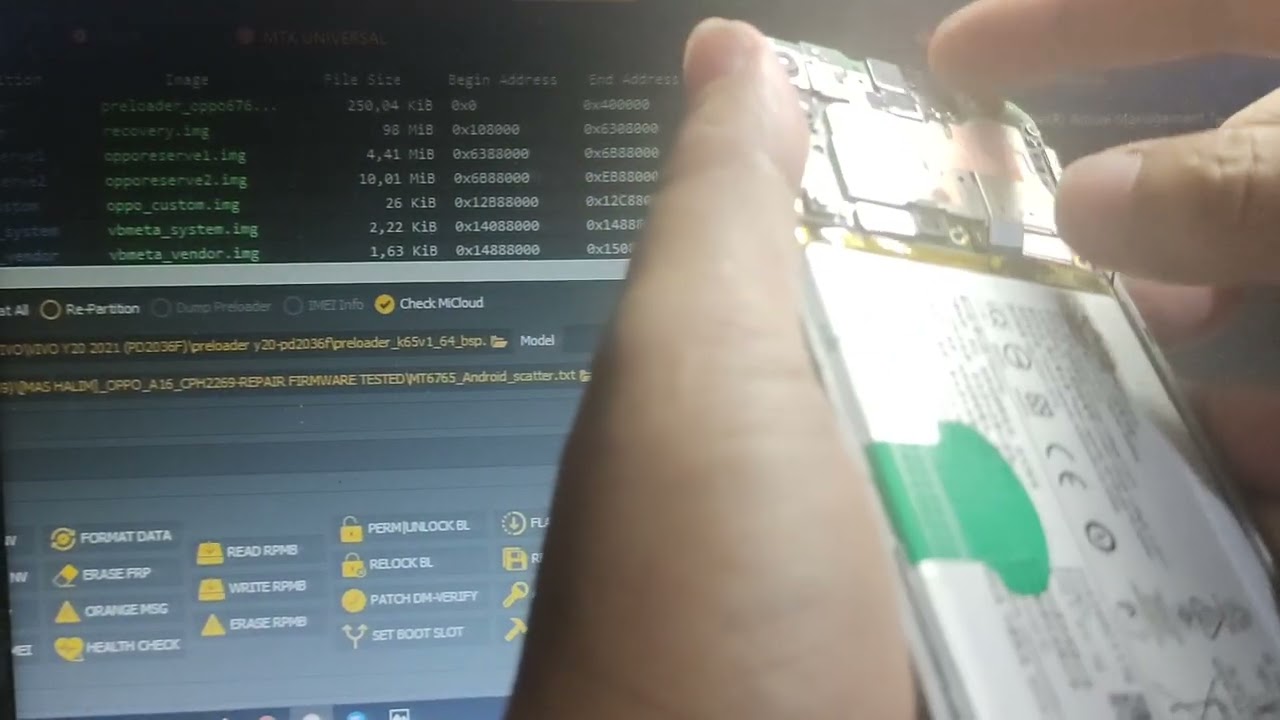 VIVO Y12S PD2036F IMEI BLOK SECURITY MEI  2023