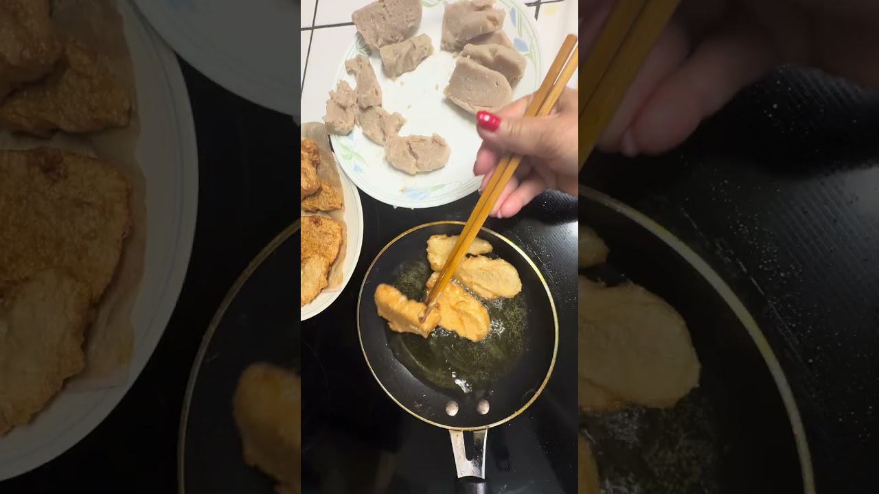 First cooking Fish cake at home with You