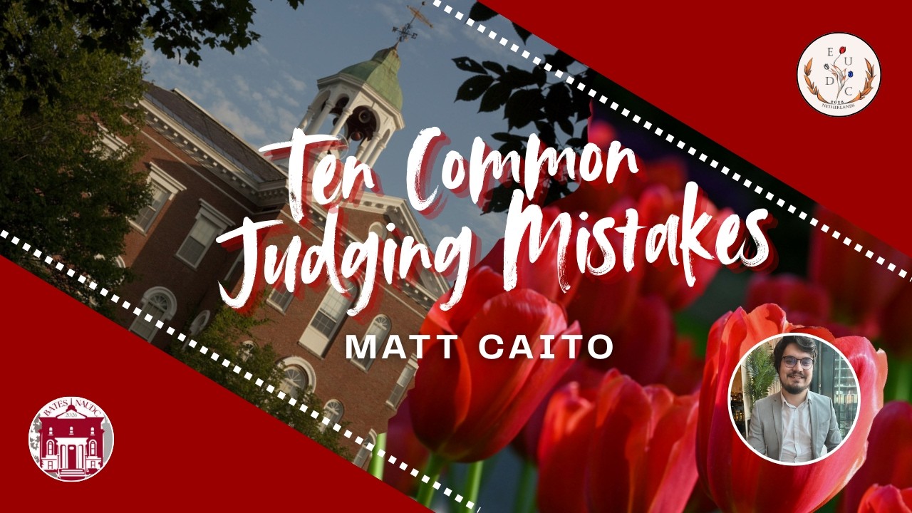 10 Common Judging Mistakes & How to Fix Them - Matt Caito