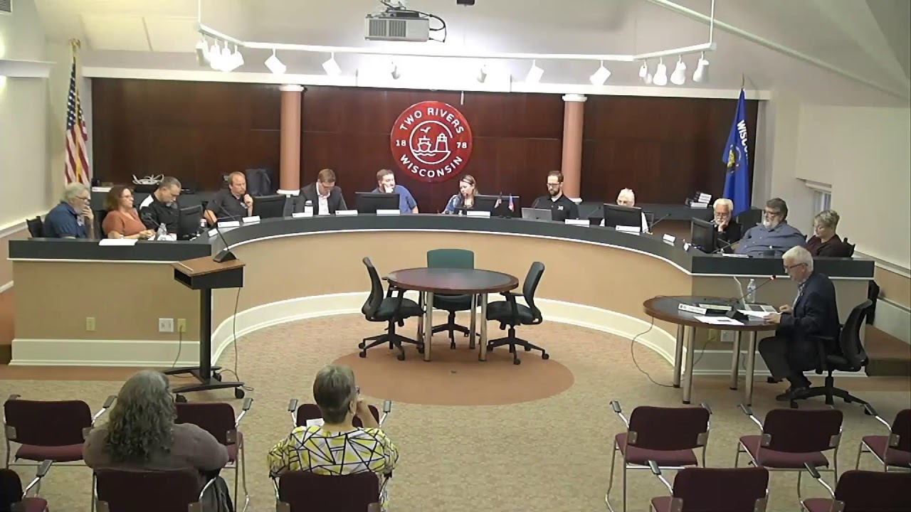 Two Rivers City Council Meeting for Monday, August 4, 2025