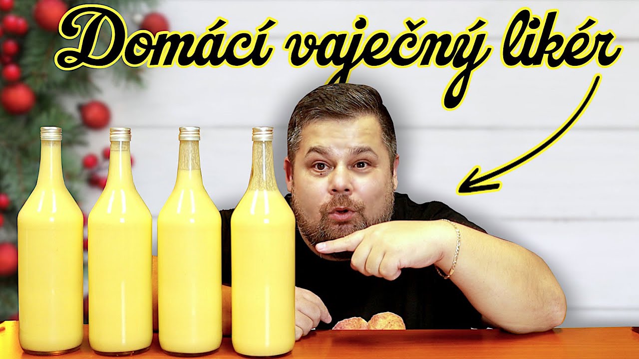 DOMÁCÍ VAJEČNÝ LIKÉR za pár kaček a bez ÉČEK!