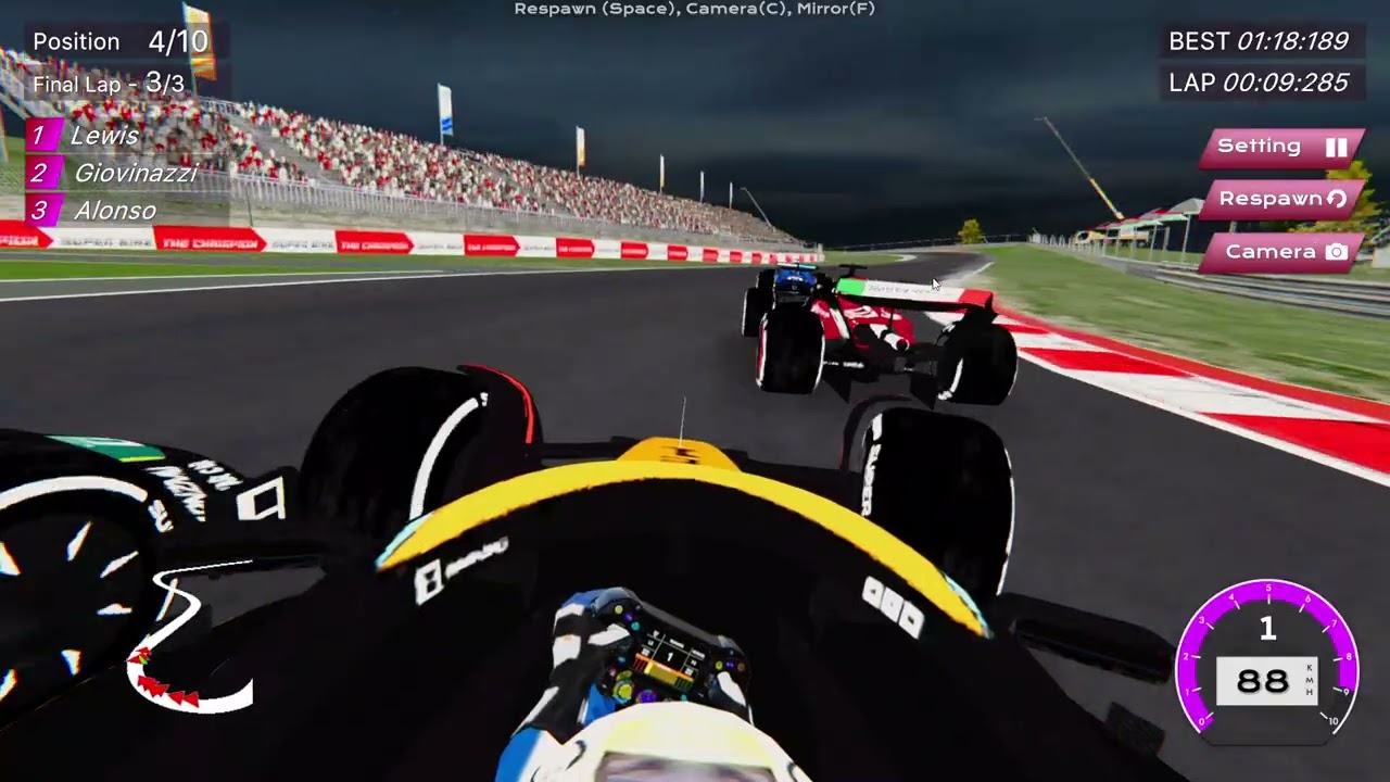 Racing in F1!