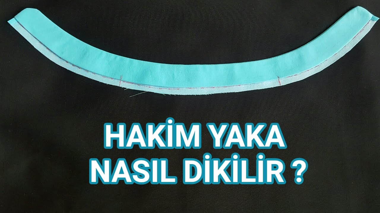 GÖMLEK DİKİMİ -5- Hakim Yaka Nasıl Dikilir Hazırlık
