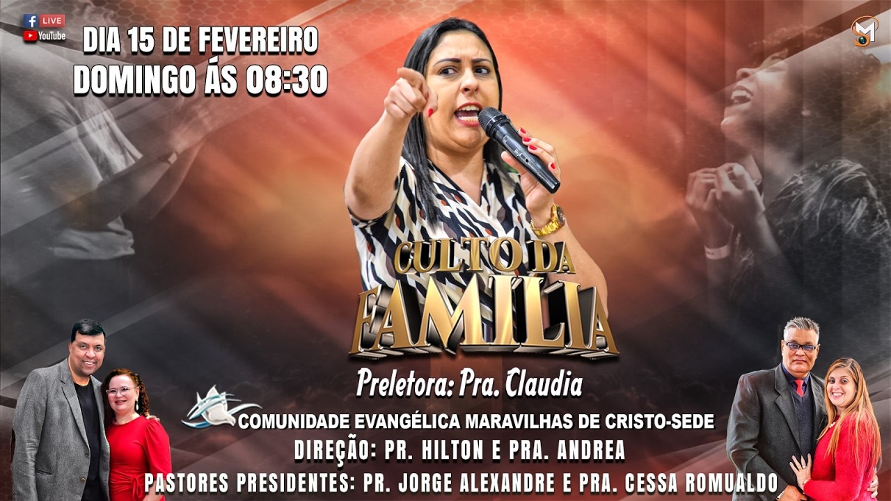 Pastora Claudia - Filipenses 3:8-21 15/02/2026