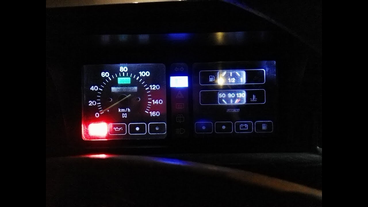 INSTALACION LUCES LED  TABLERO FIAT 147 (Primer parte Desarme)