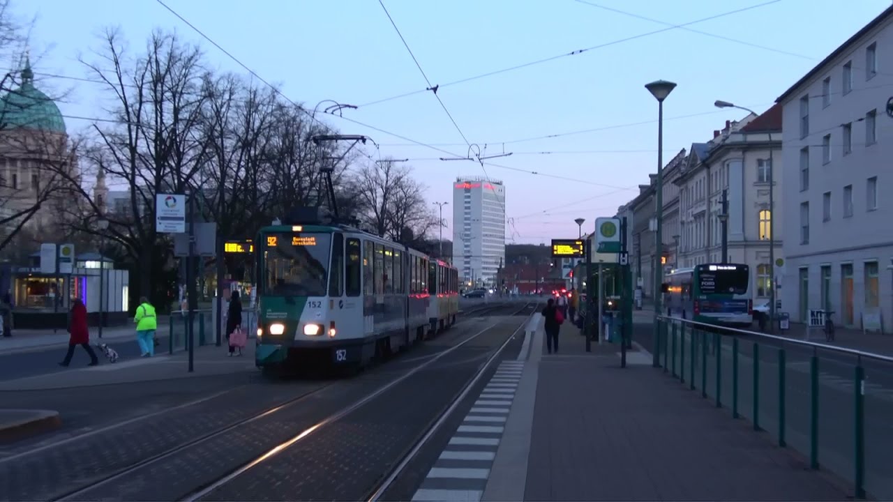 Straßenbahn Potsdam | ViP Stadler Variobahn, Siemens Combino & Tatra KT4 | 15 maart 2017