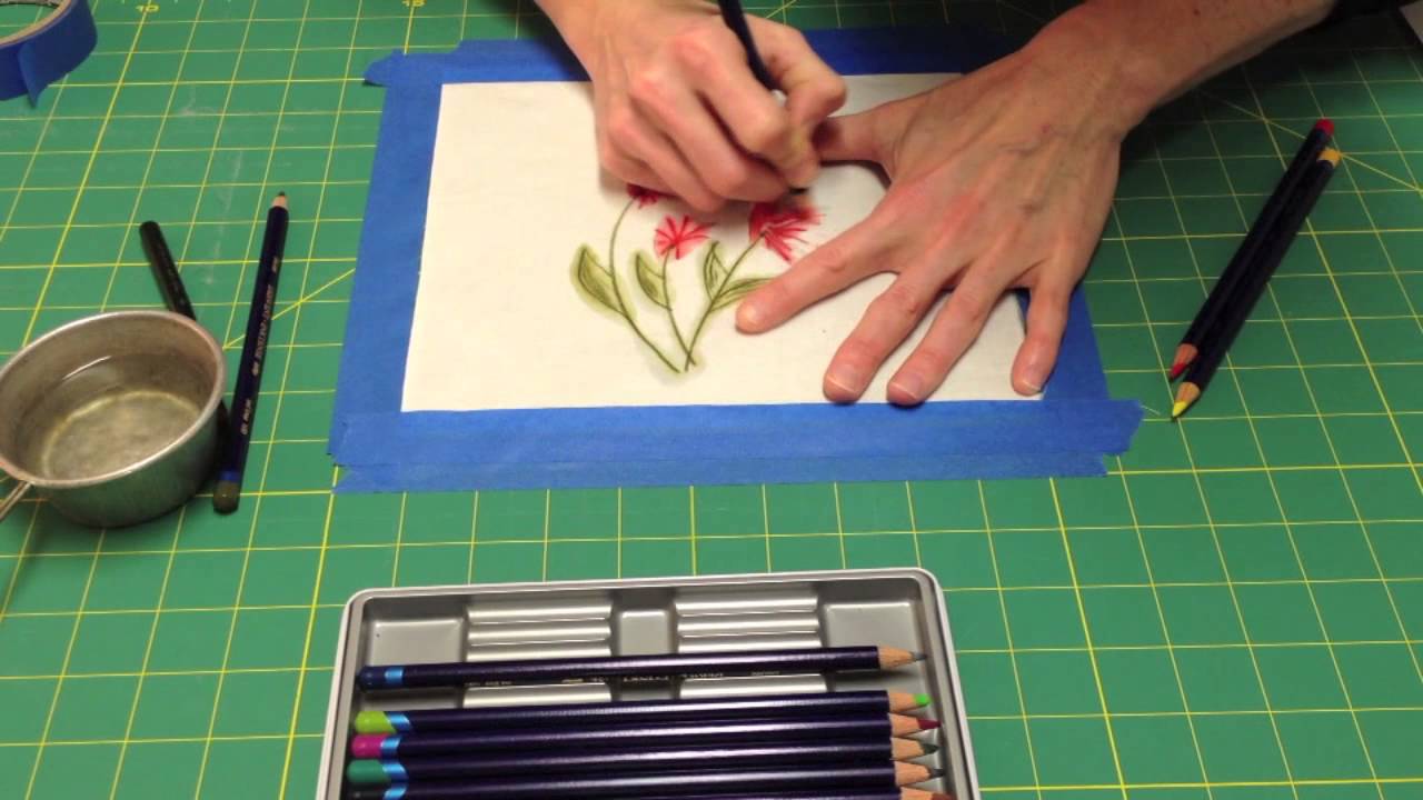 Week 1   Inktense Pencils