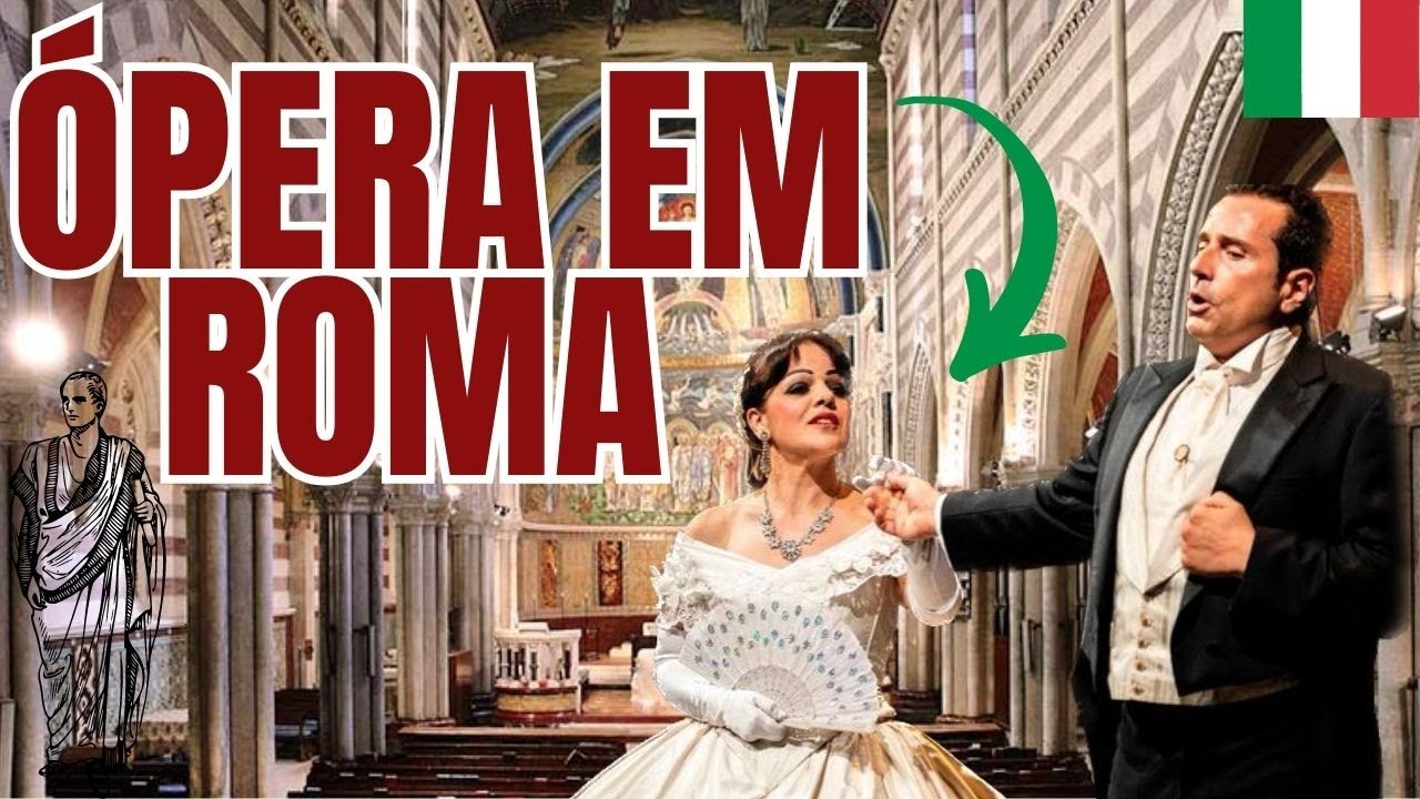 ÓPERA NA IGREJA DE SÃO PAULO DENTRO DAS MURALHAS - OS TRÊS TENORES EM ROMA, ITÁLIA