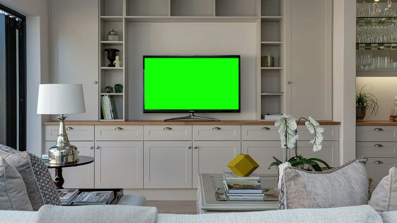 TV Setup Free Green Screen