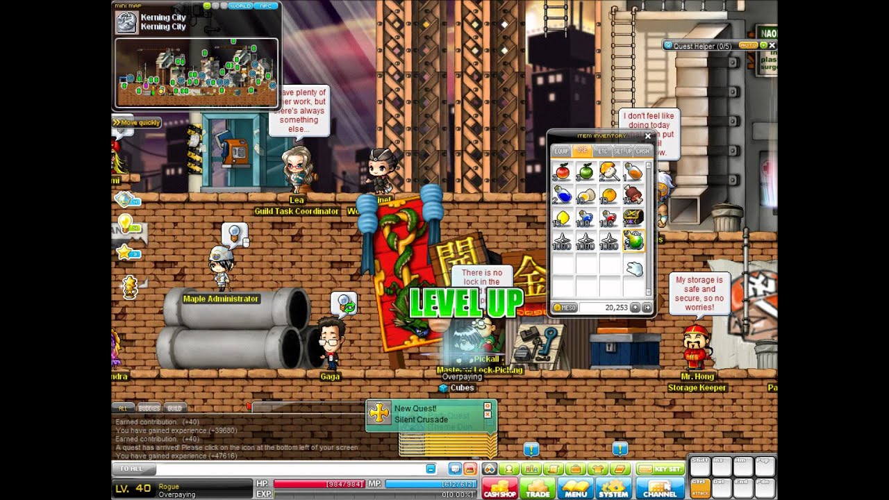 Overpaying - using the level 70 exp potion.