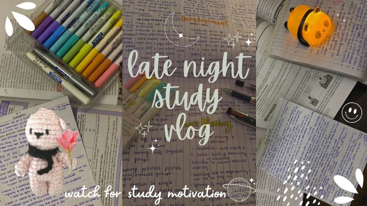 ✧˚🕯️late night productivity ₊˚.🕰️ study with me at 1 AM| blurting method| board exam prep