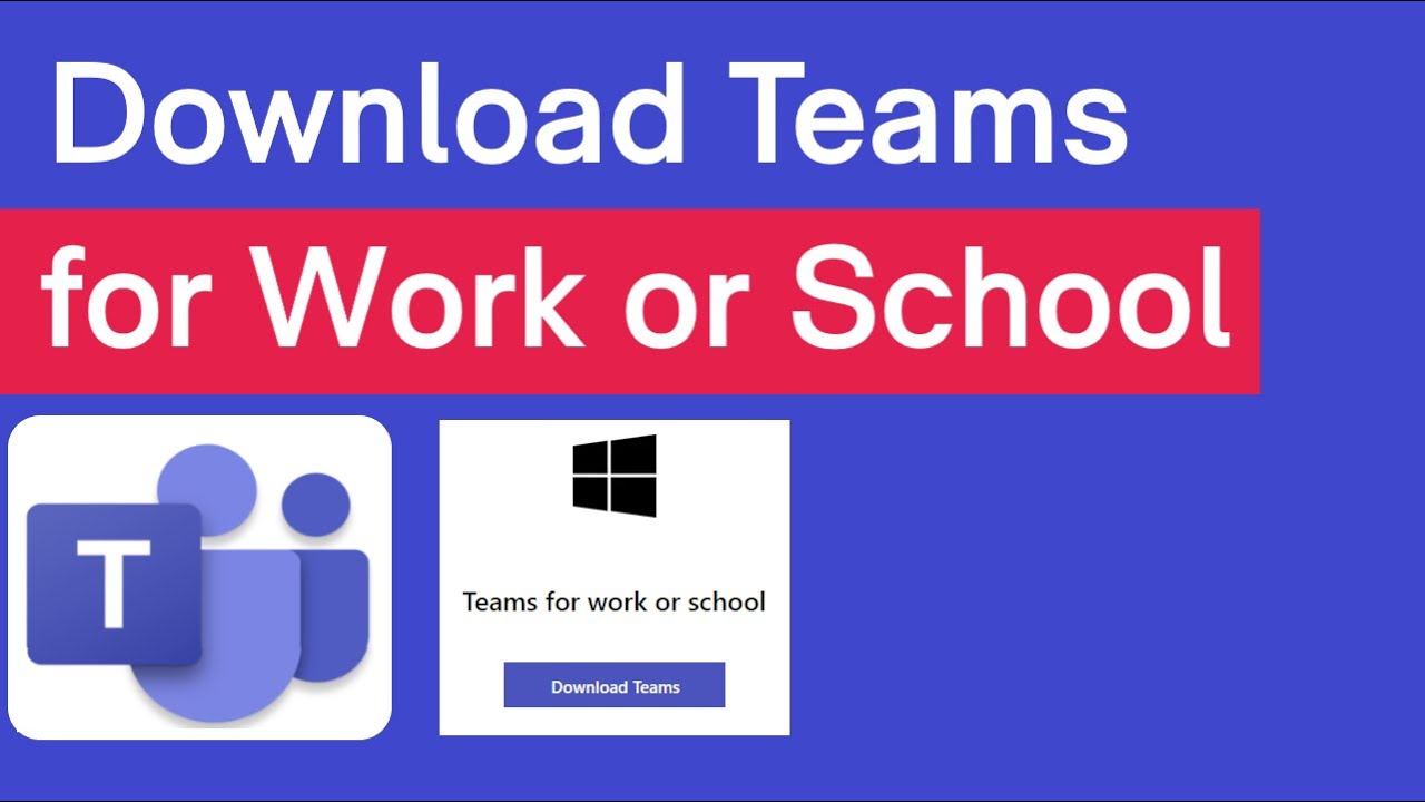 How to Download Microsoft Teams for Work or School | Download Microsoft Teams On Laptop For School