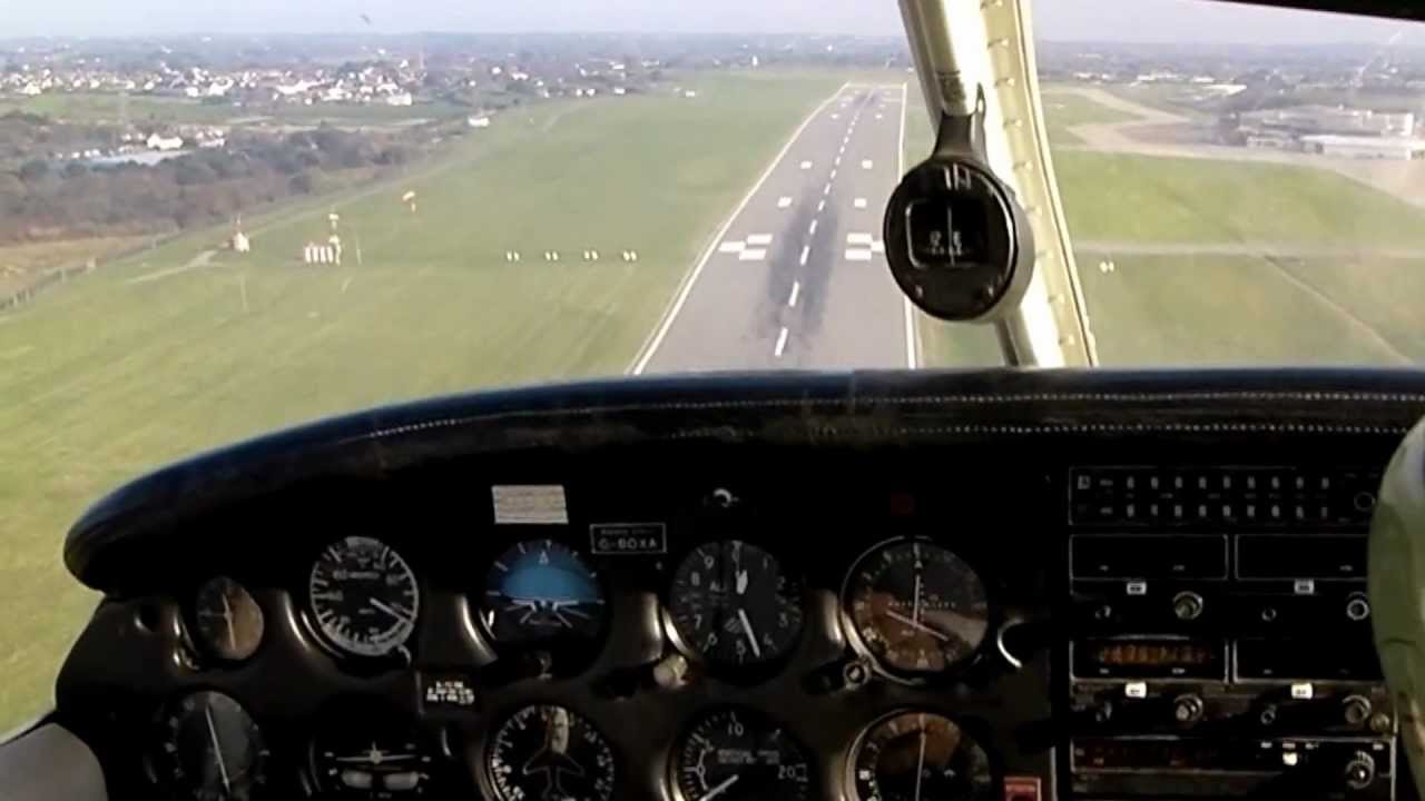 Landing Jersey Airport