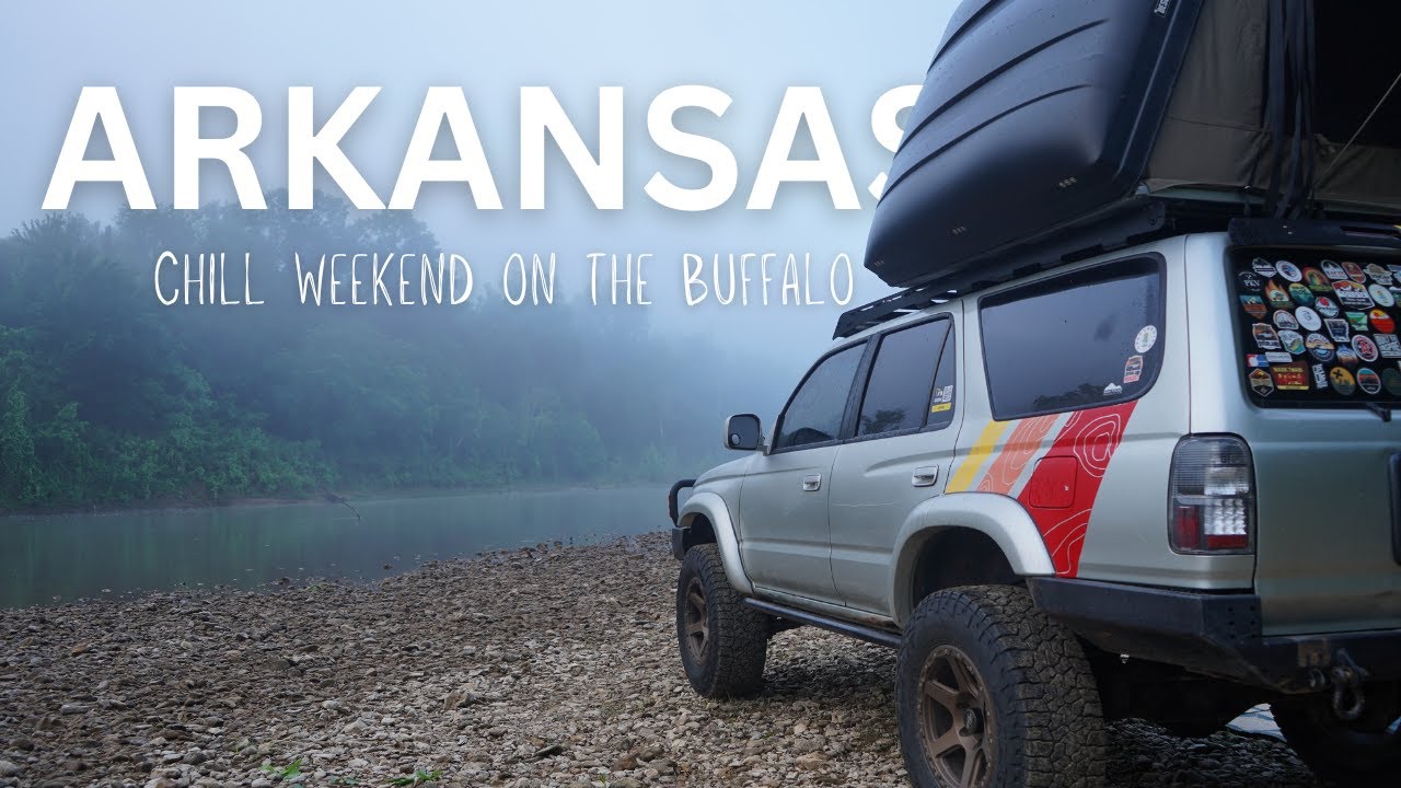 Camping on the Buffalo National River in Arkansas