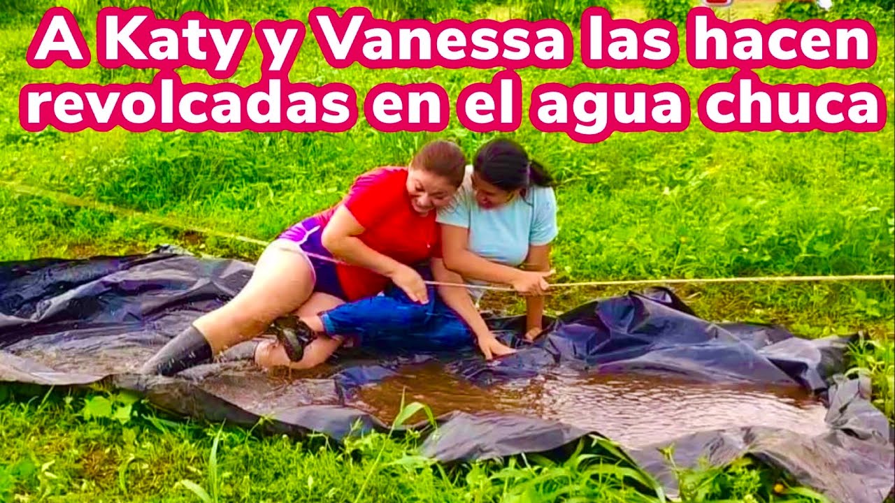 🟢JALANDO LA SOGA O LAZO. A KATHY  Y VANESSA LES DIERON UNA DEVANADA EN EL LODO CHUCO