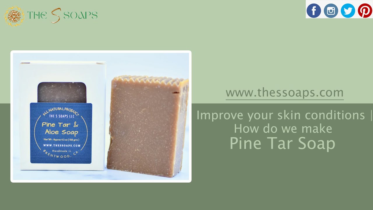 Making of Pine bar and Aloe Soap | Skin conditioning soap