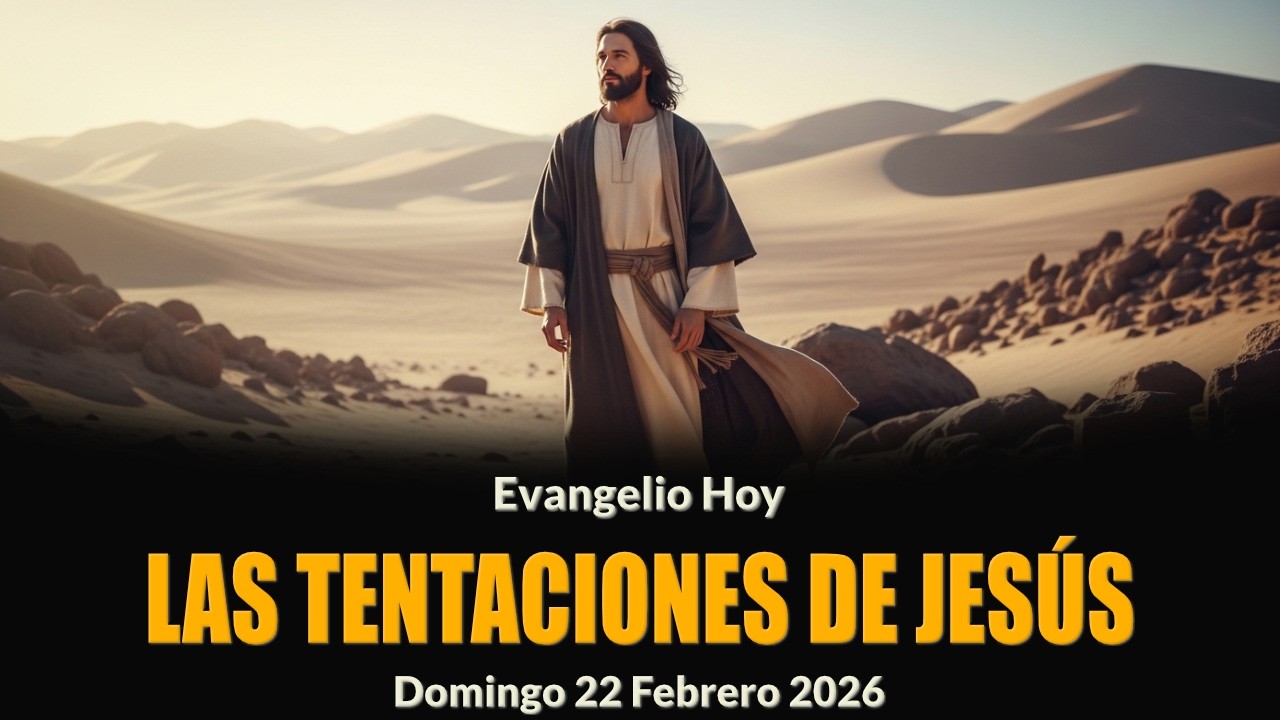 Reflexión Evangelio de Hoy 22 de Febrero 2026 - Mateo 4,1-11