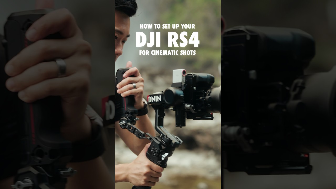 How to get smooth shots on your DJI RS4 gimbal!