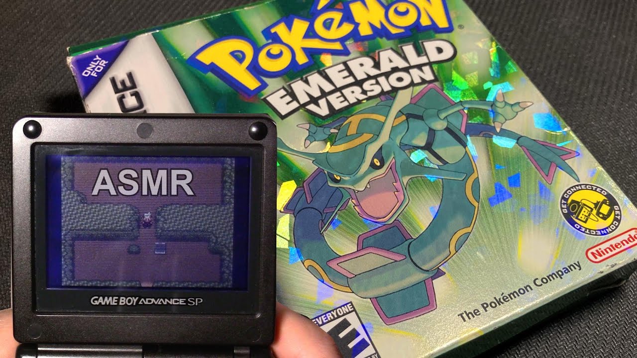 Строим СЕКРЕТНУЮ базу Pokemon Emerald: Расслабляющий ASMR с жевательной резинкой