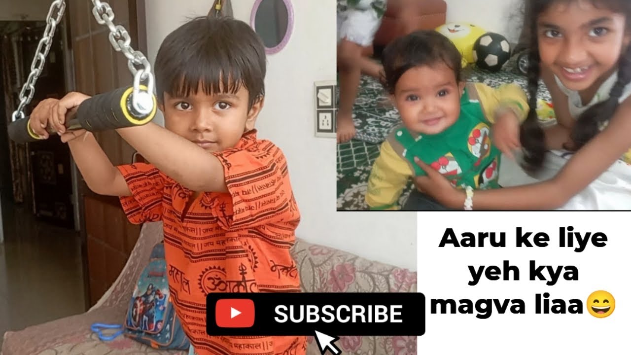 Aaru ke liye yeh kya magva liaa 😄